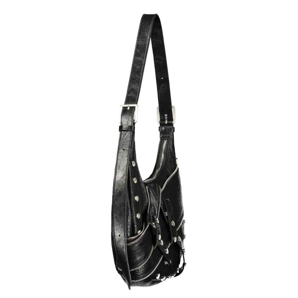 Desigual Nero Poliuretano Donna Bag