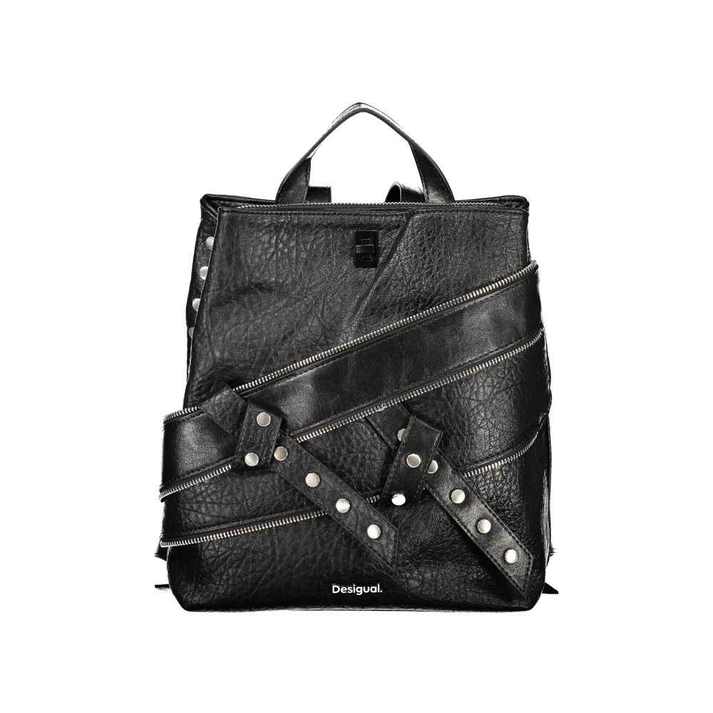 Desigual Black Polyurethane Women's Backpack