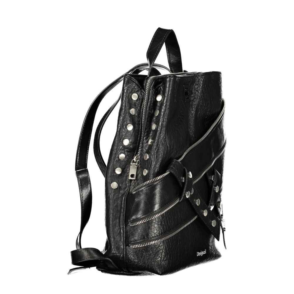 Desigual Black Polyurethane Women's Backpack