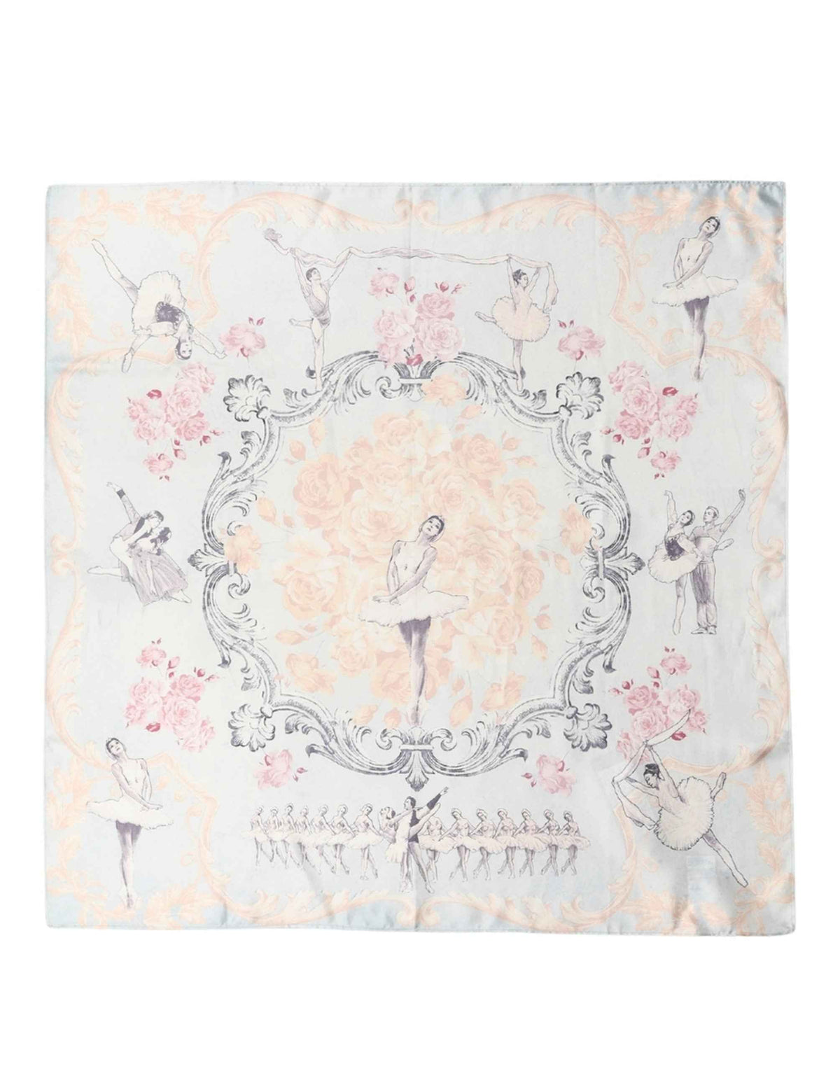 Dolce & Gabbana Men Multicolor Ballerina Floral Foulard Scarf