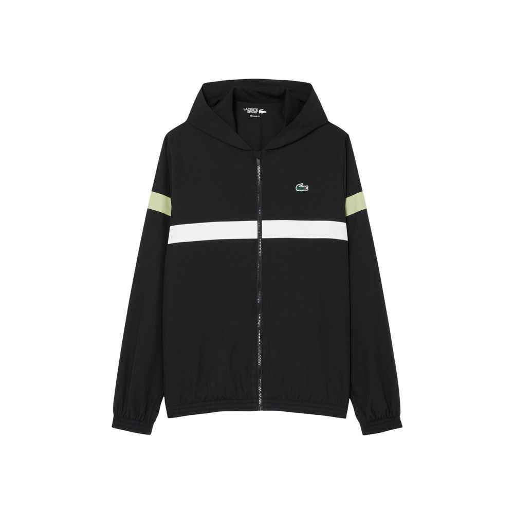 Lacoste Black And White Polyester Sweatsuit