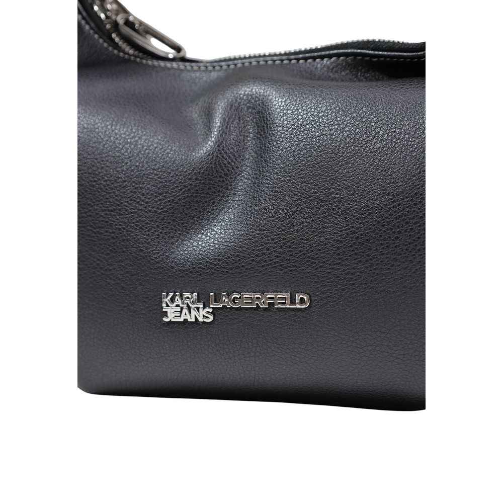 Karl Lagerfeld Black Polyethylene Handbag