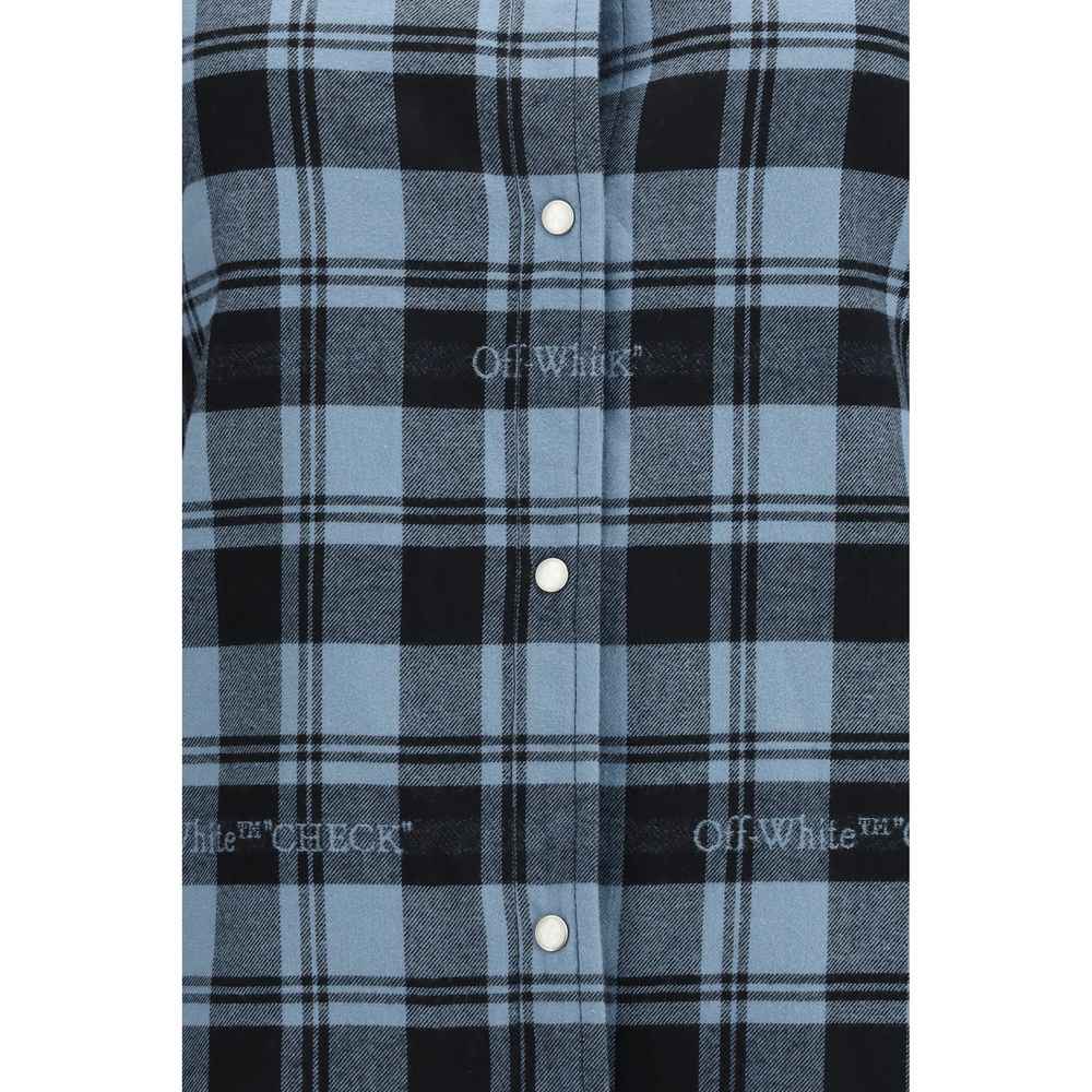Off-White Blue Cotton Shirt