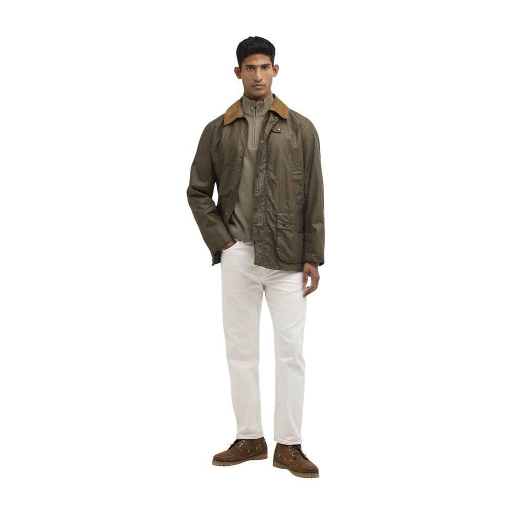 Barbour Green Cotton Full-Length Jacket