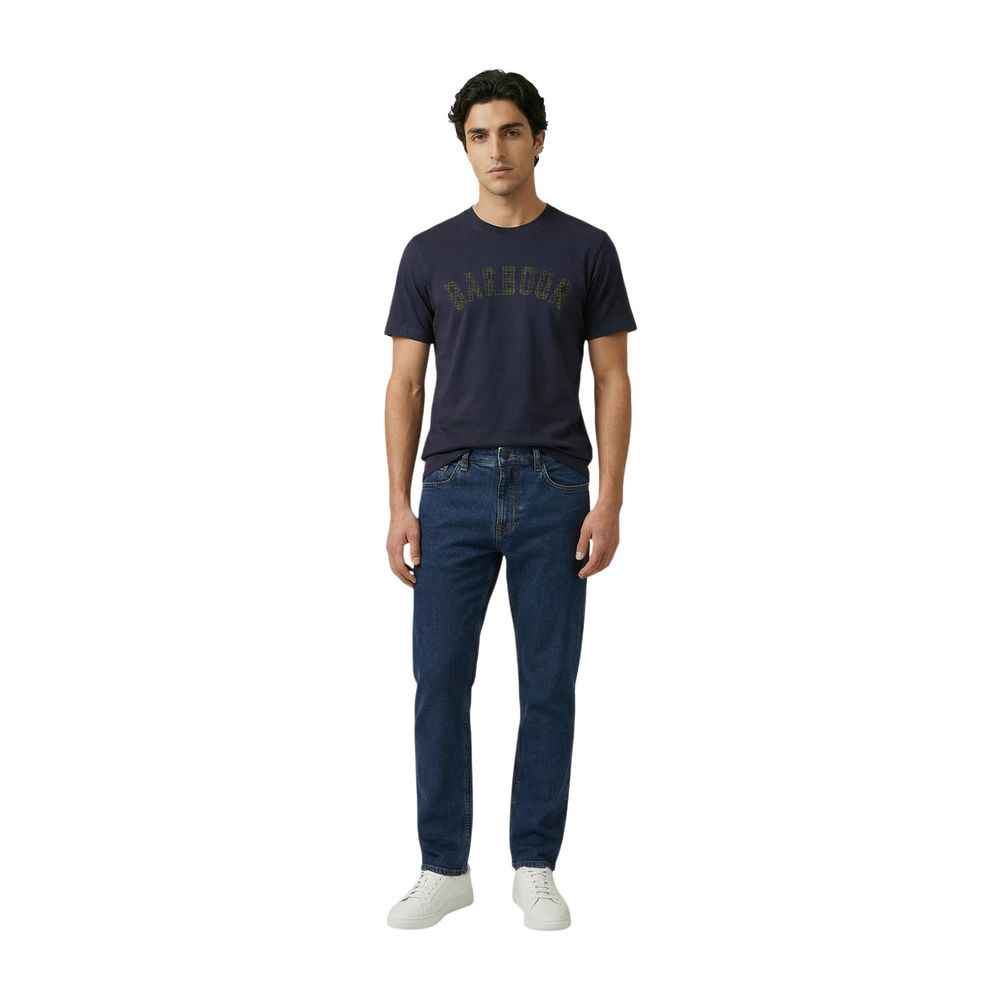 Barbour Blue Cotton T-Shirt