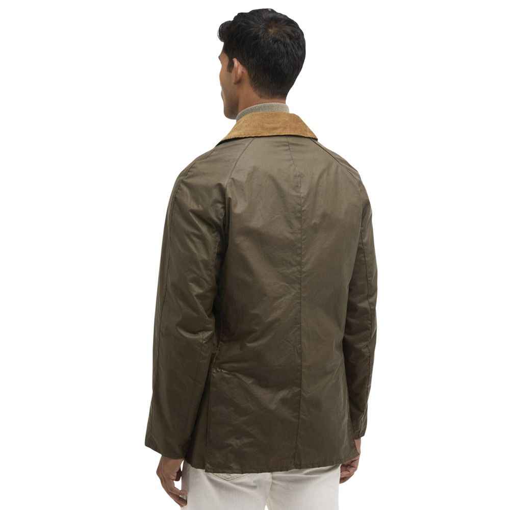 Barbour Green Cotton Full-Length Jacket