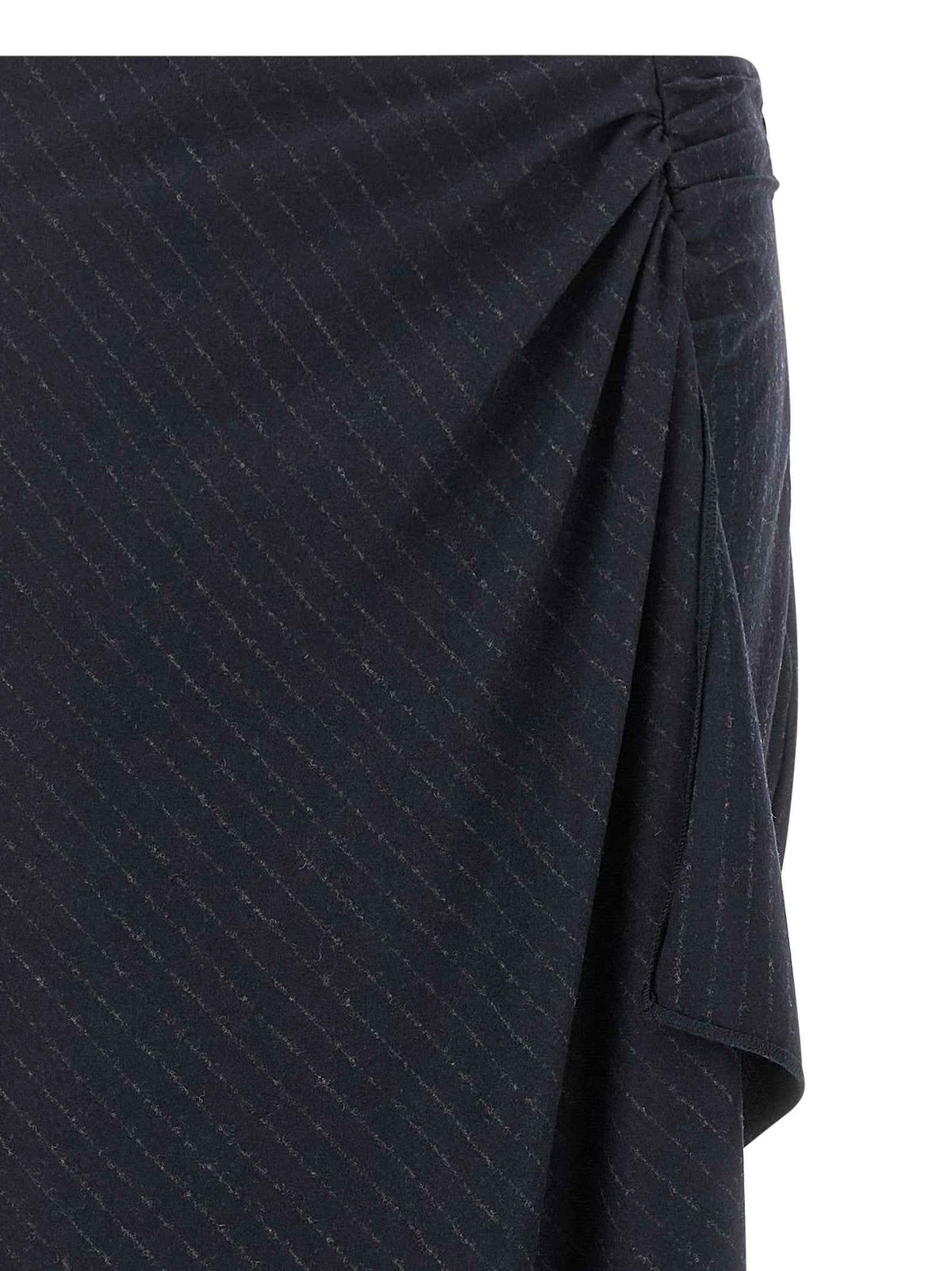 PINKO Blue Polyester Mini Skirt