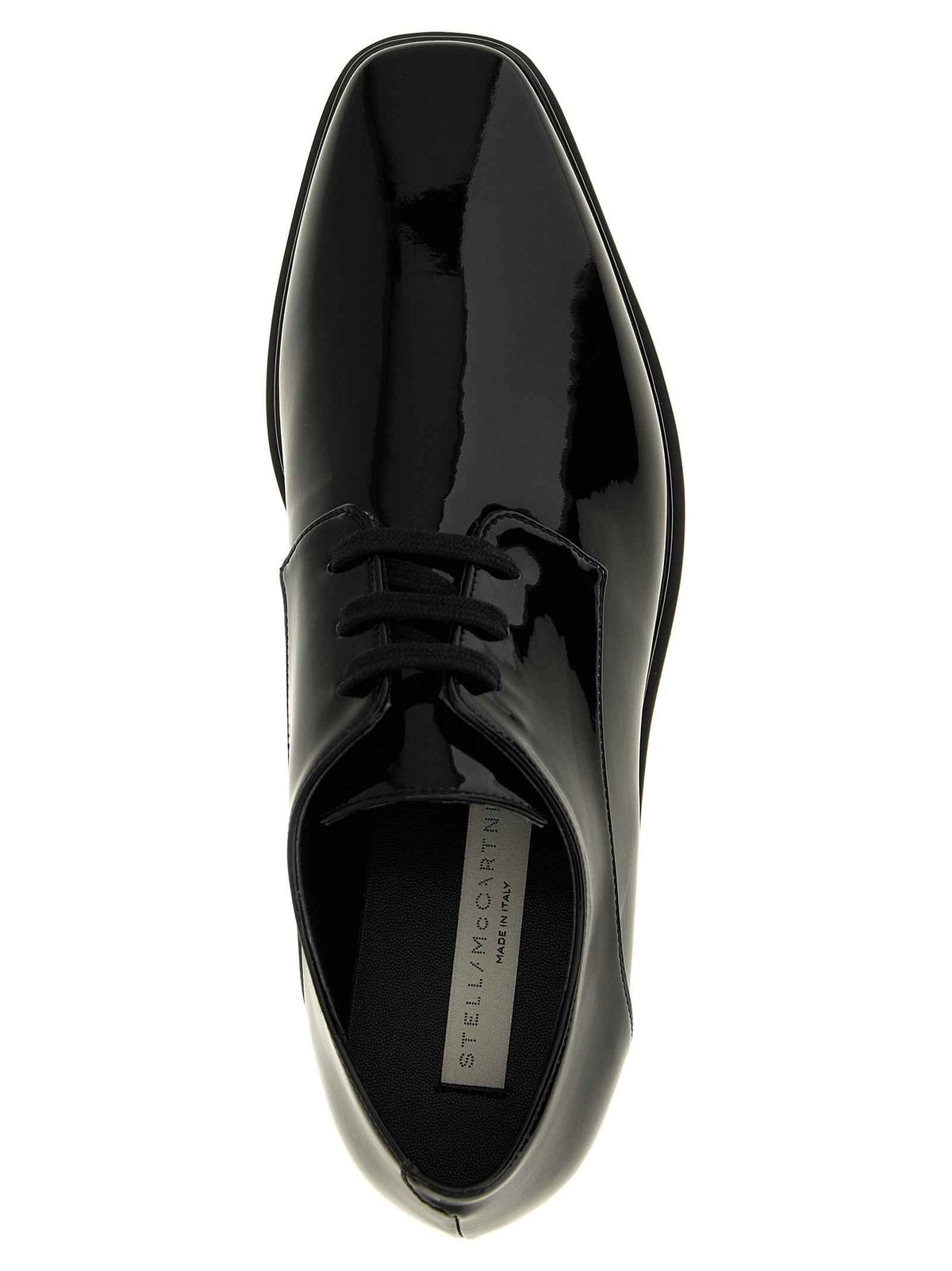 Stella McCartney Black Polyethylene Wedge Sandals