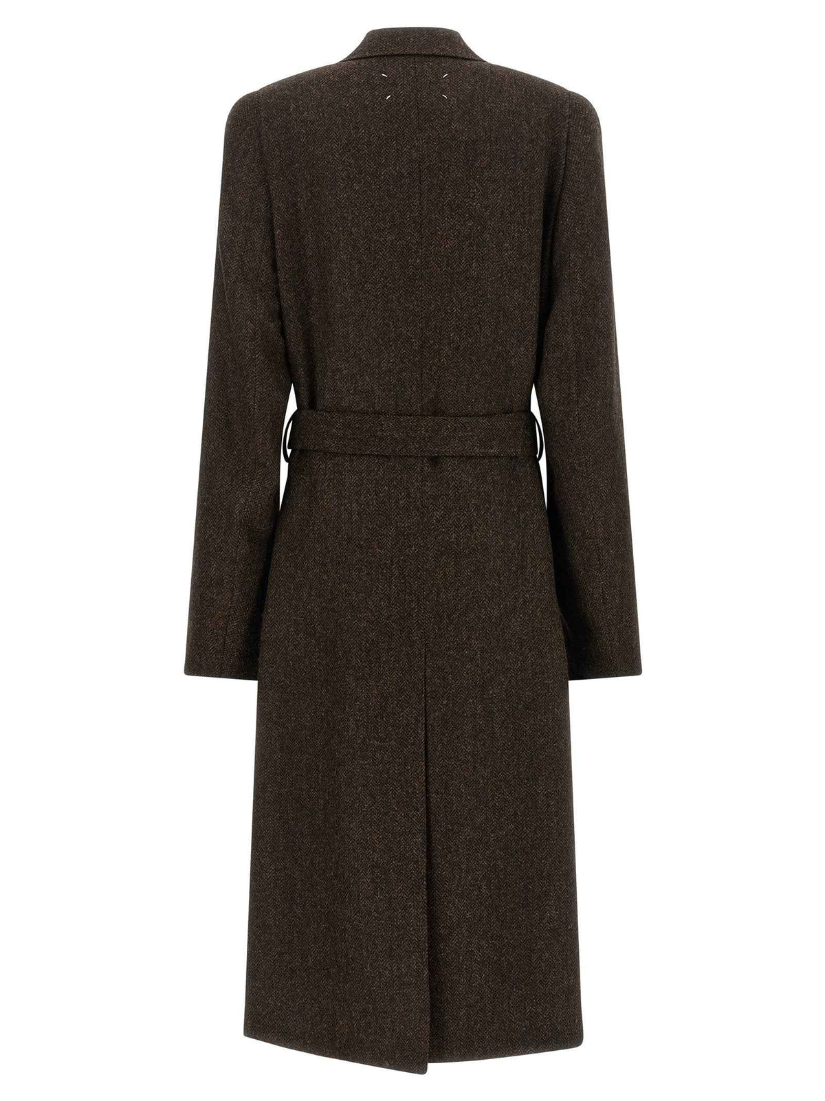 Maison Margiela Brown Wool Coat
