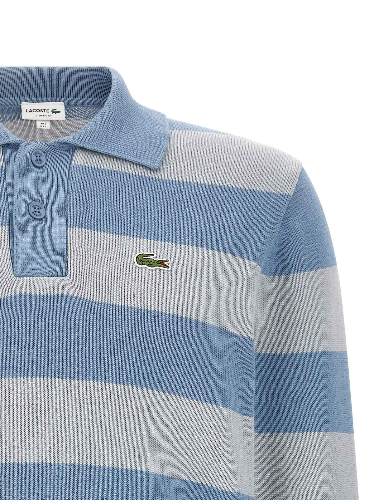 Lacoste Blue Cotton Polo Shirt