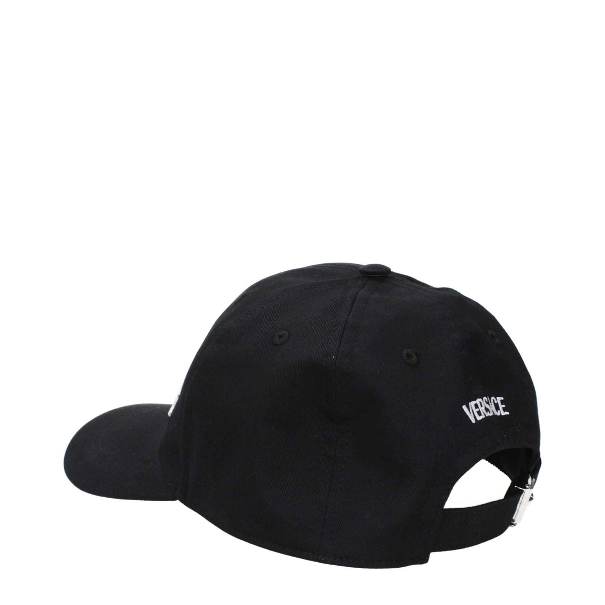 Versace Black Cotton Cap (Baseball Hat)