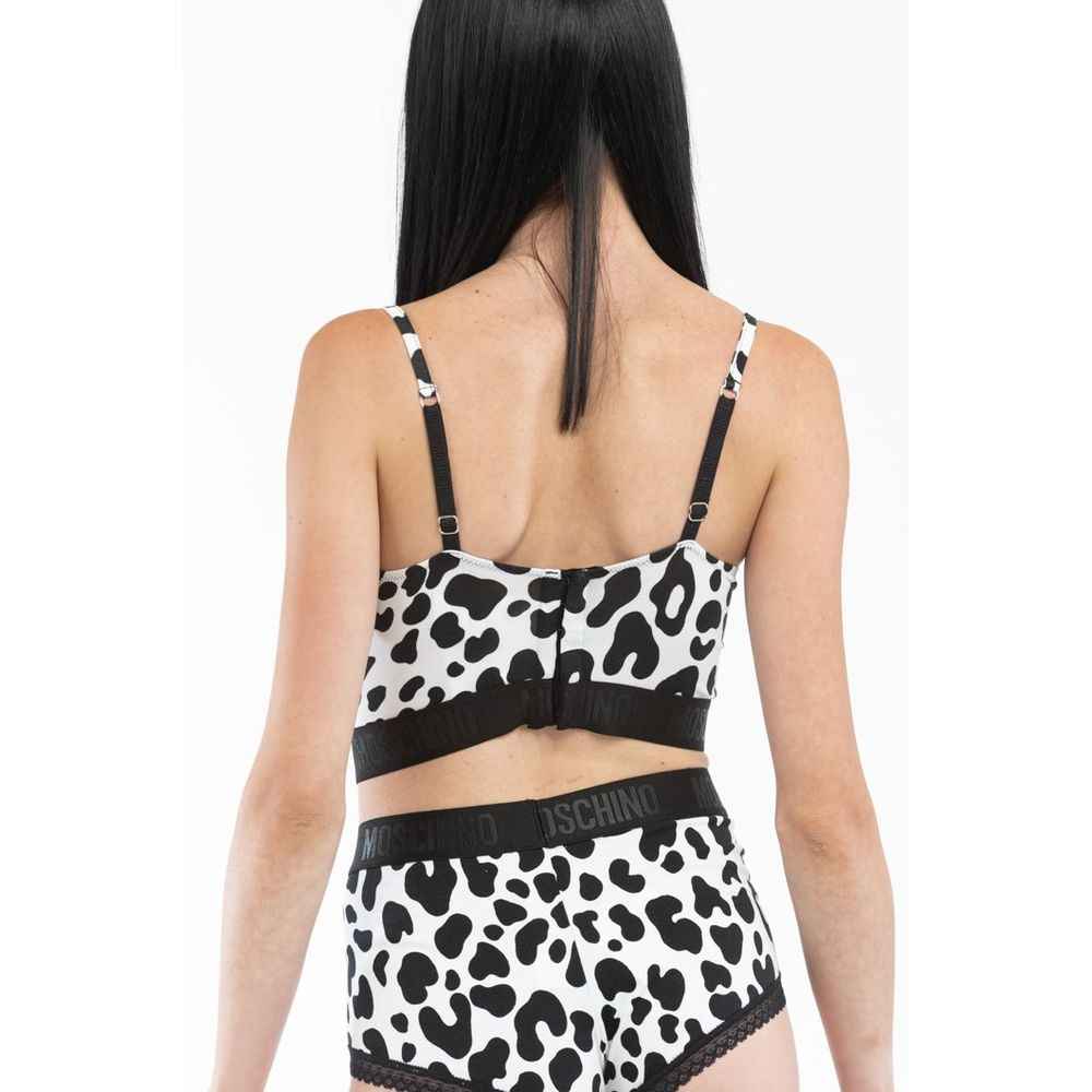 Moschino Black Modal Tank Tops