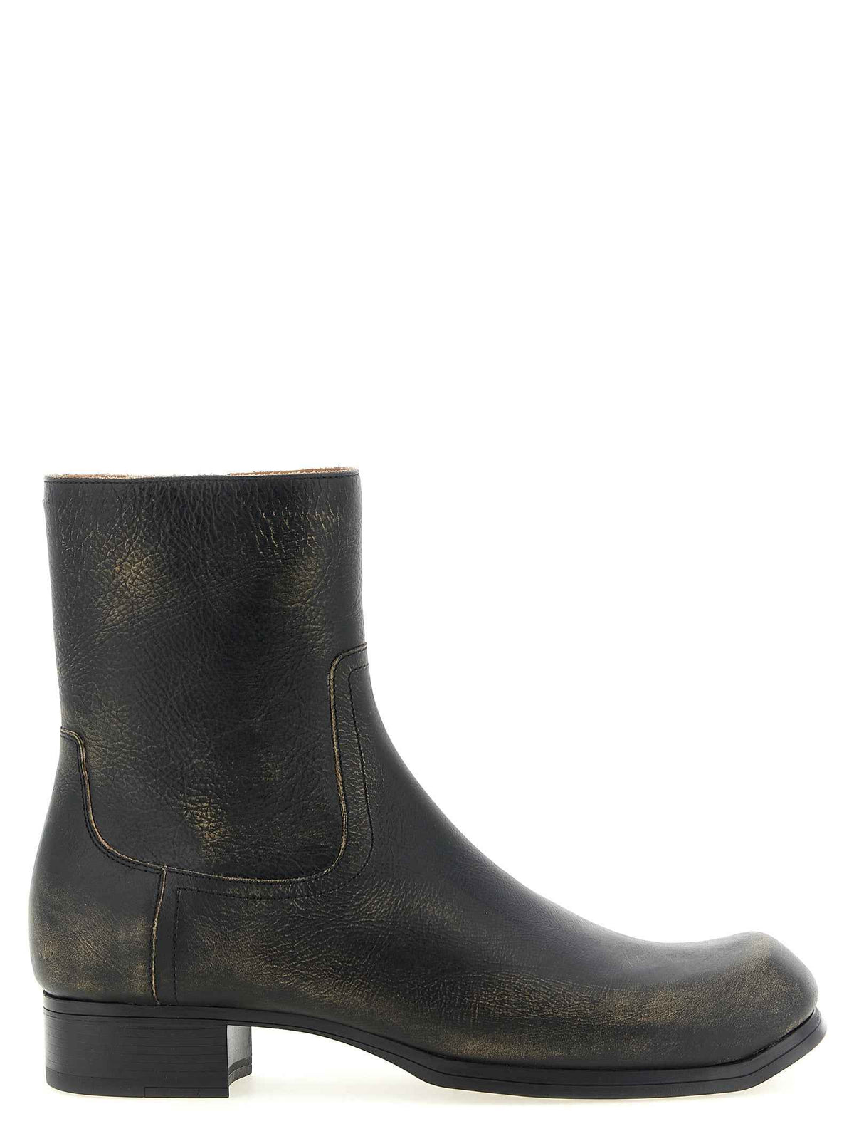 Maison Margiela Black Calfskin Ankle Boots