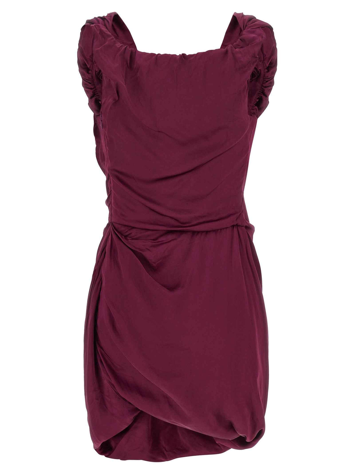 Vivienne Westwood Bordeaux Viscose Short Dress