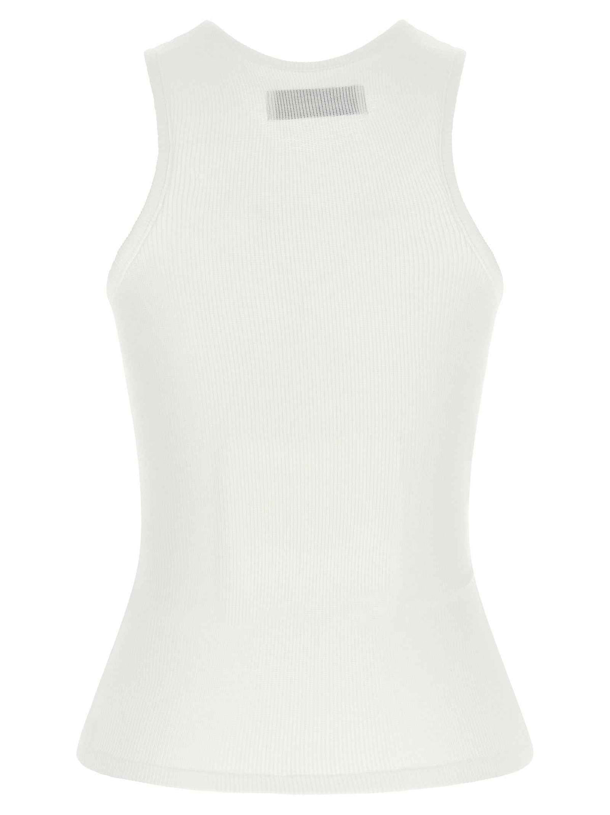 Vivienne Westwood White Viscose Sleeveles T-Shirt