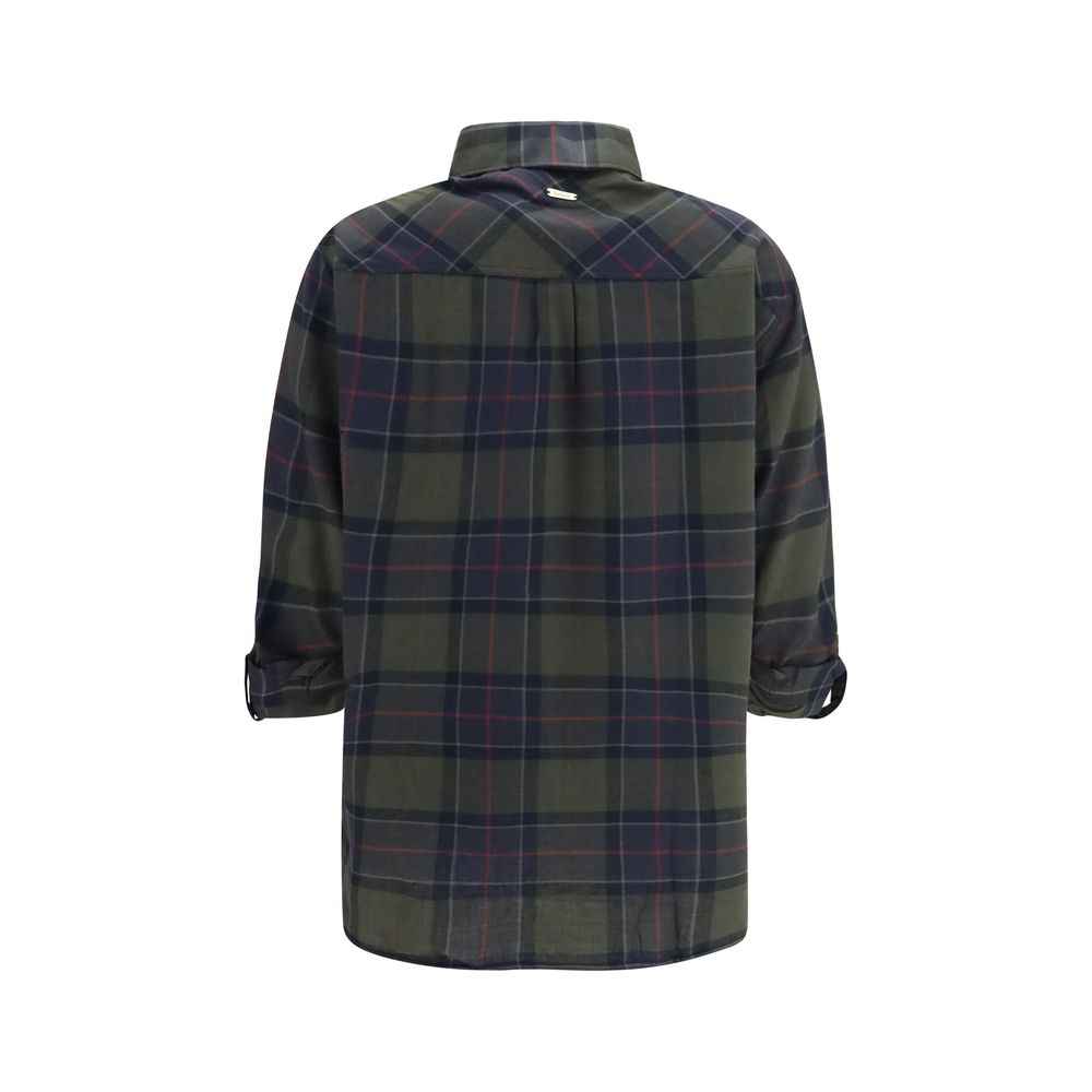 Barbour Brown Cotton Pattern Shirt