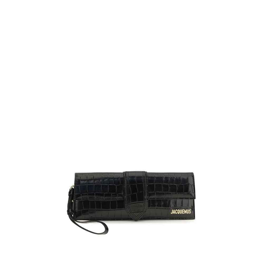 Jacquemus Black Calf Leather Bos Taurus Clutch Bag