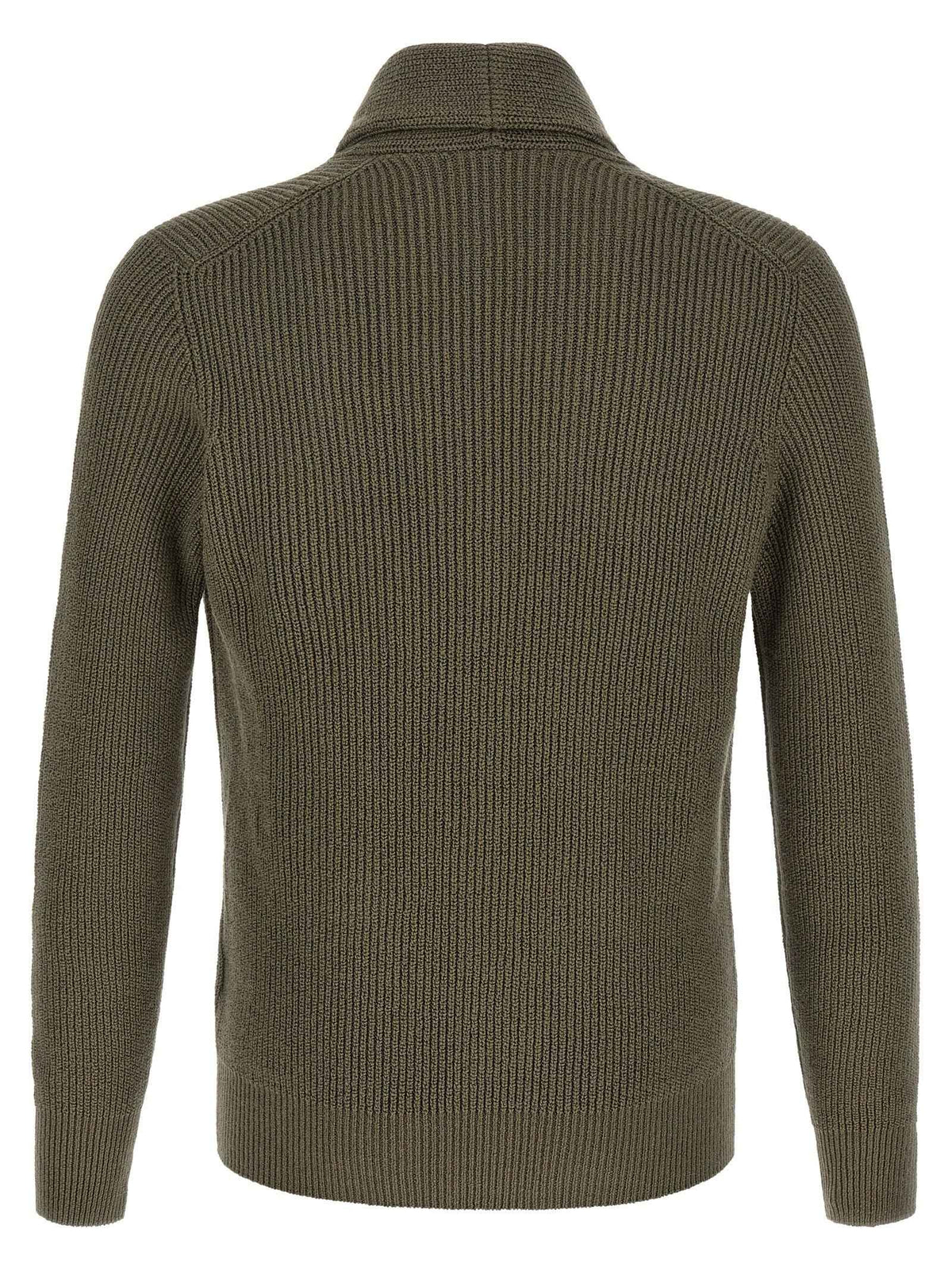 Brunello Cucinelli Bicolor Cotton Cardigan