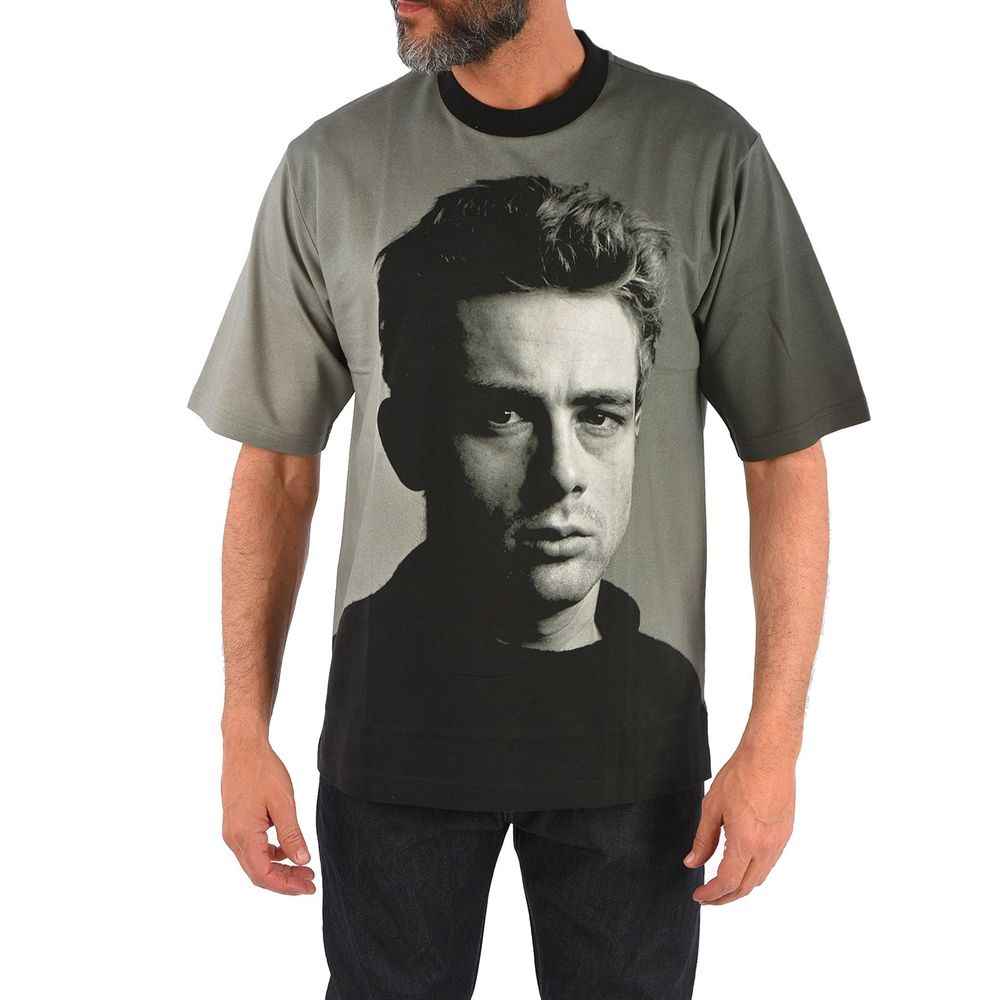 Dolce & Gabbana Black Cotton T-Shirt