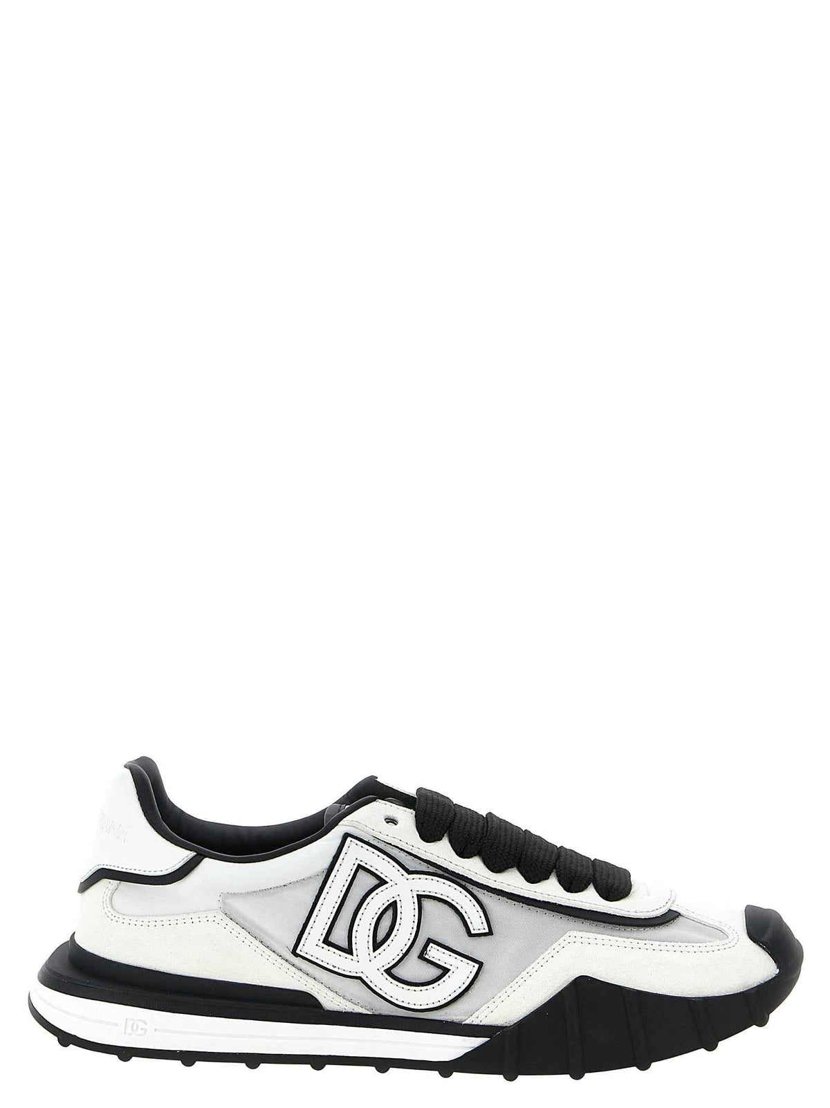 Dolce & Gabbana Bicolor Polyamide Athletic Sneakers