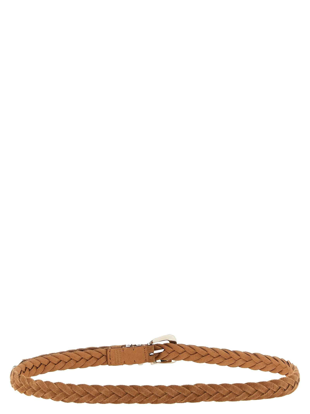 Brunello Cucinelli Brown Bull Skin Regular Belt