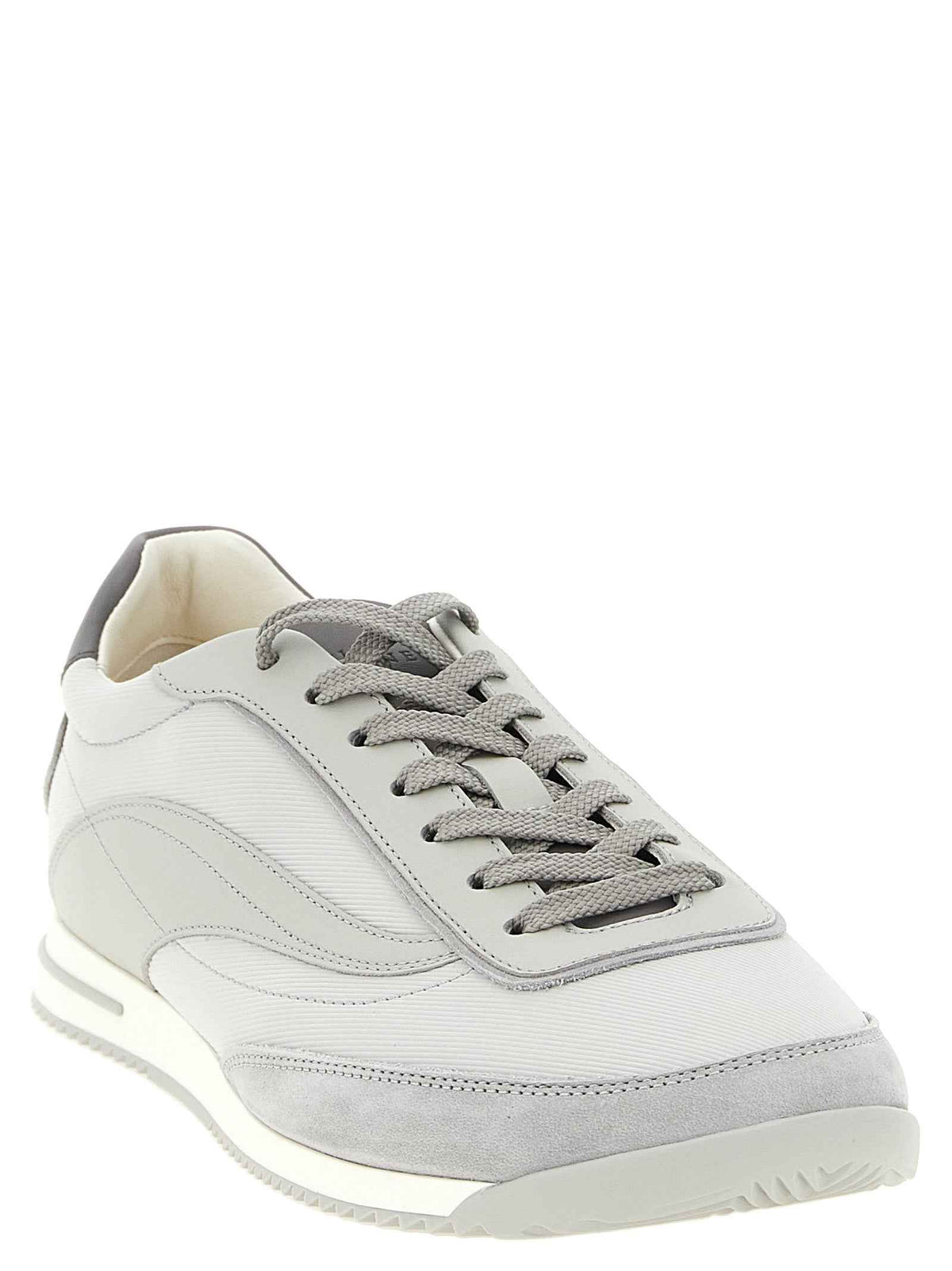 Brunello Cucinelli Gray Polyethylene Low Top Sneakers