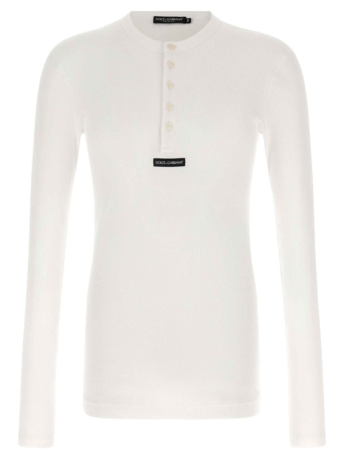 Dolce & Gabbana White Cotton T-Shirt