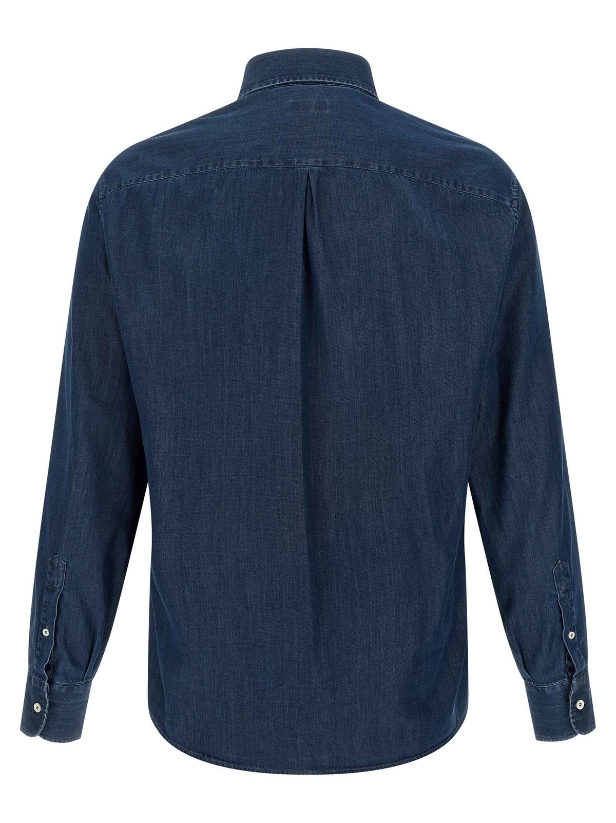 Brunello Cucinelli Blue Cotton Blouse