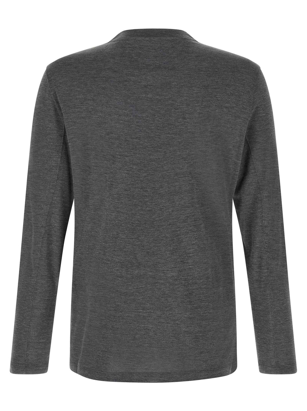 Brunello Cucinelli Gray Silk T-Shirt