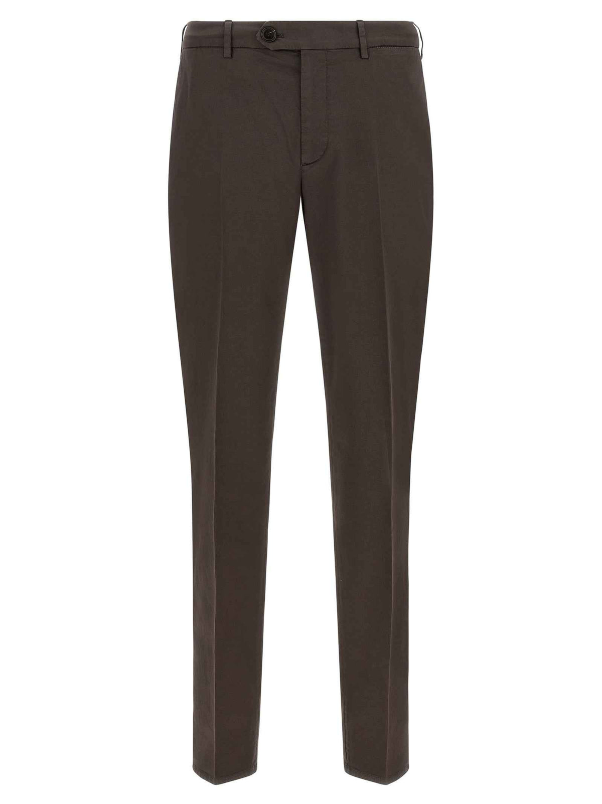 Brunello Cucinelli Brown Cotton Casual Pants