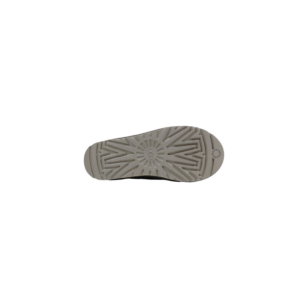 UGG Gray Leather Ankle Boots