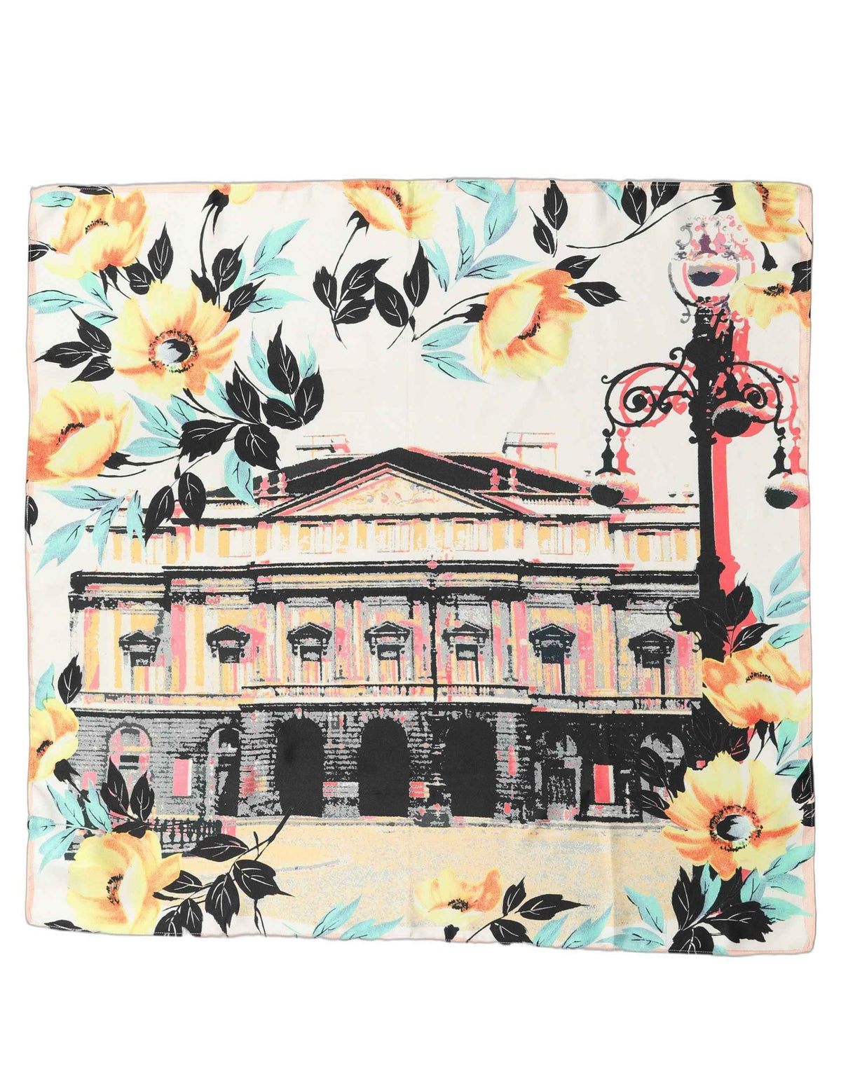 Dolce & Gabbana Multicolor Printed Silk Square Foulard Scarf