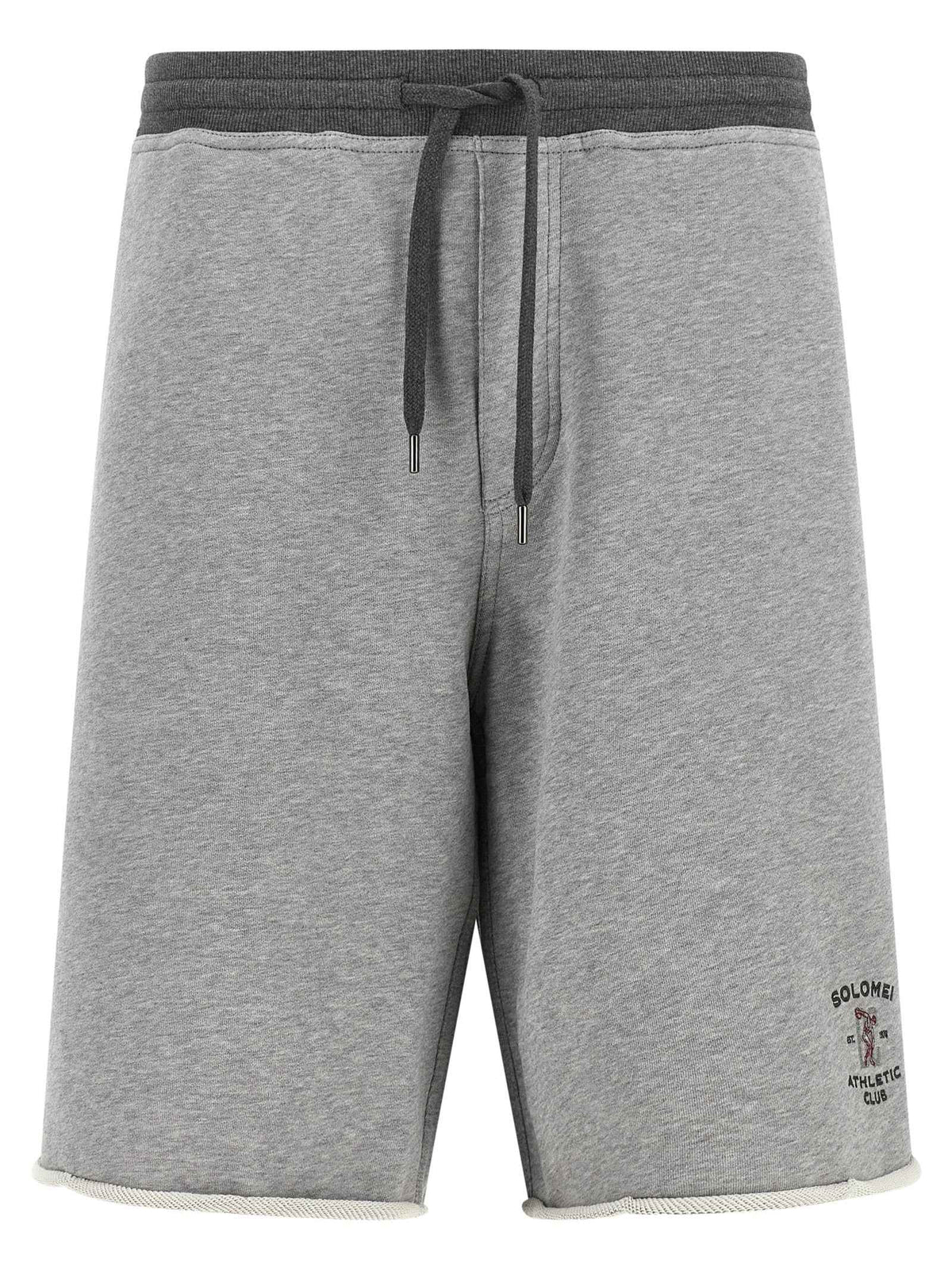 Brunello Cucinelli Gray Cotton Bermuda Shorts