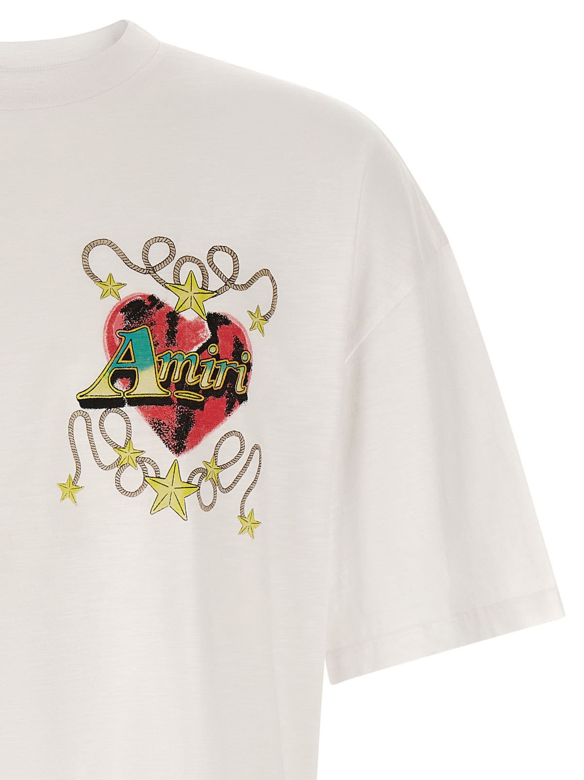 Amiri White Cotton T-Shirt