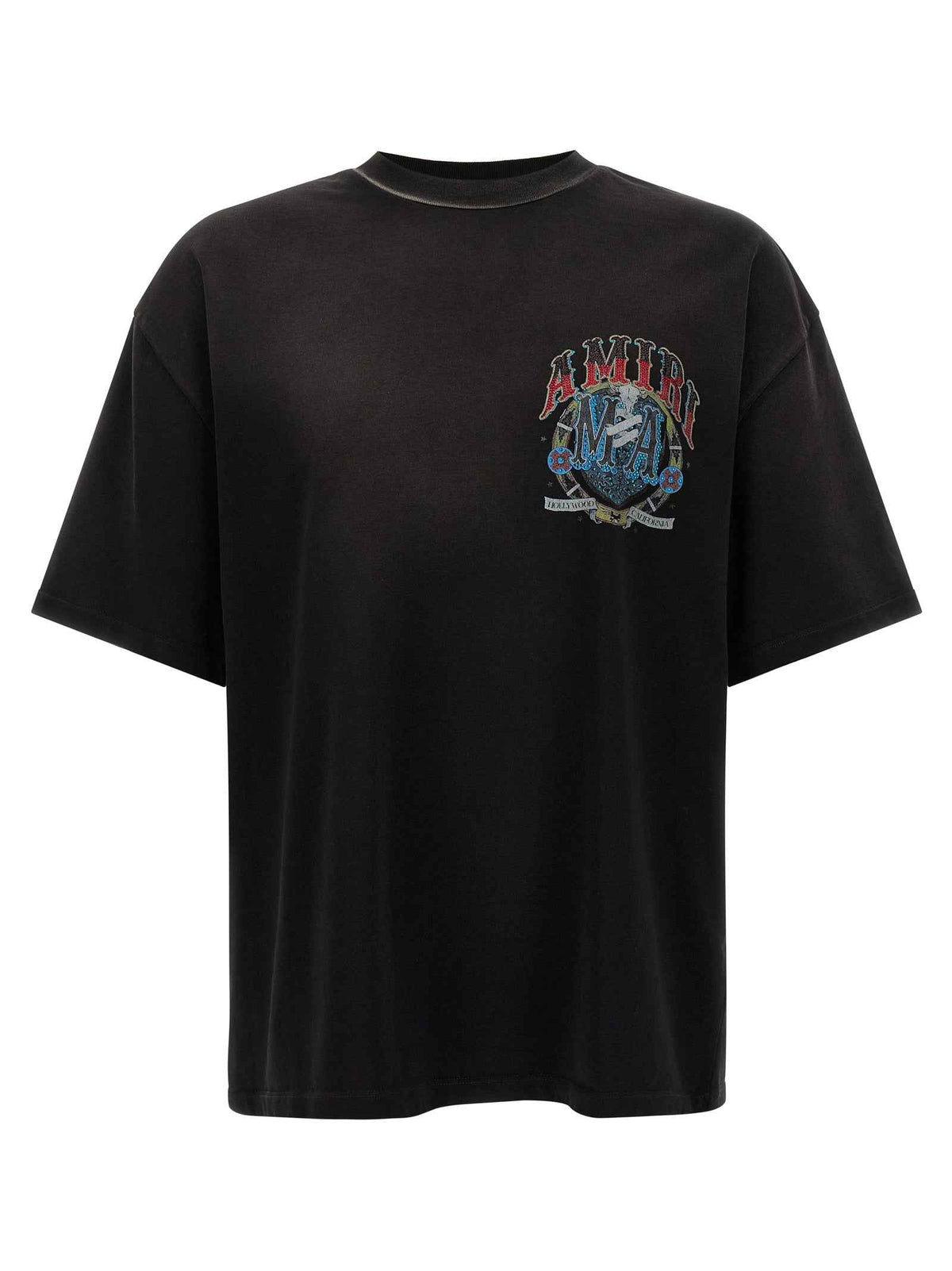 Amiri Black Cotton T-Shirt