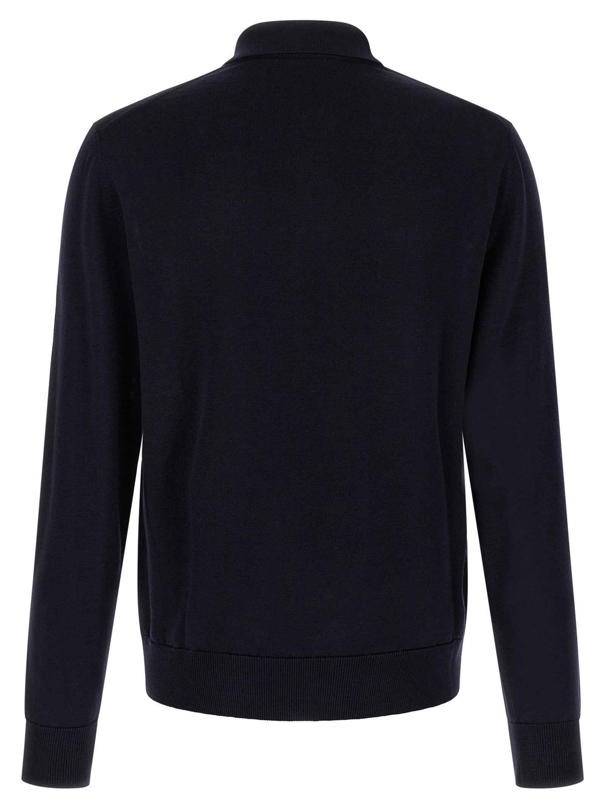 Dolce & Gabbana Blue Virgin Wool Polo Shirt