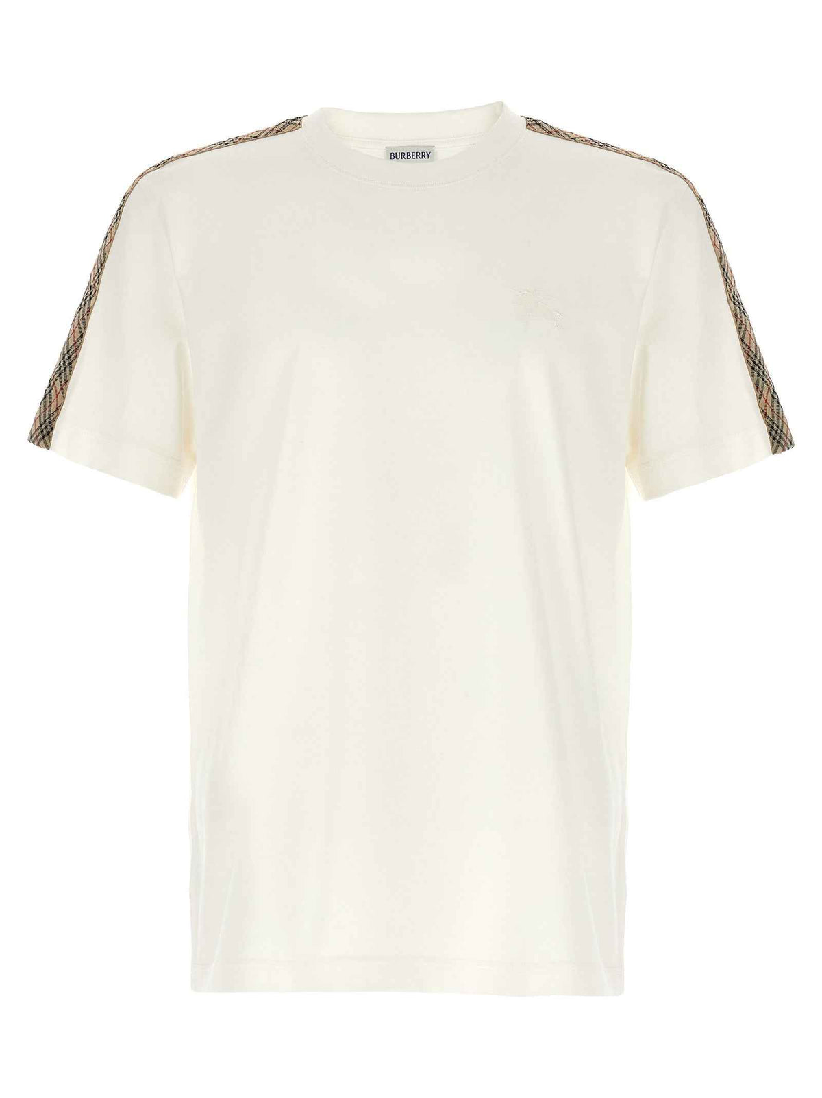 Burberry White Cotton T-Shirt