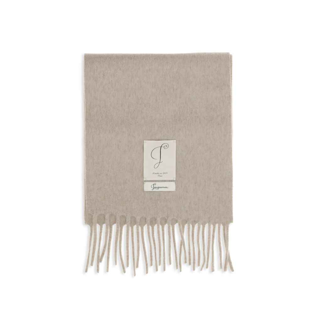 Jacquemus Beige Wool Oves Aries Scarf