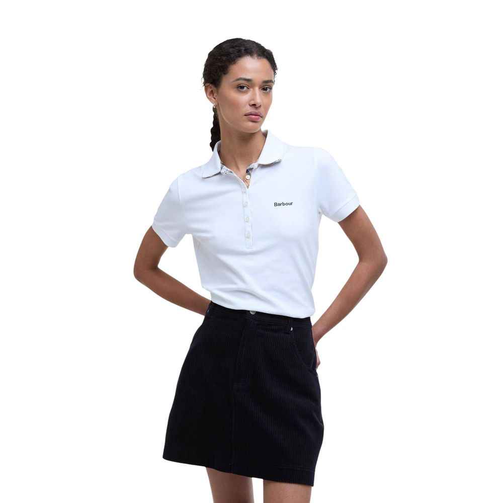 Barbour White Cotton T-Shirt