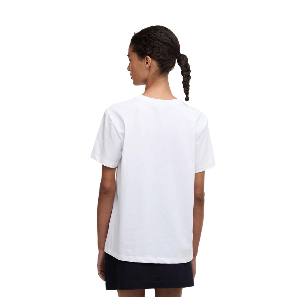 Barbour White Cotton T-Shirt