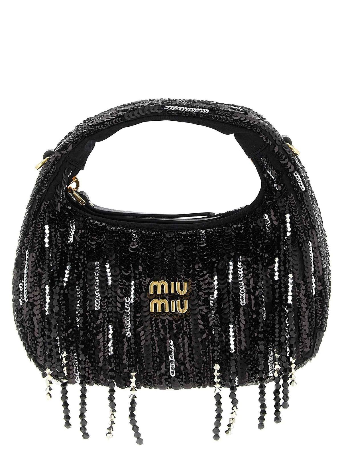 Miu Miu Black Polyester Handbag