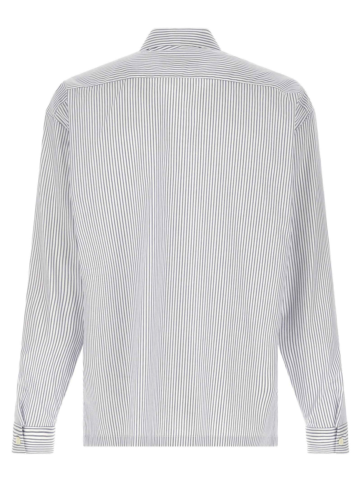 Prada Blue Cotton Blouse