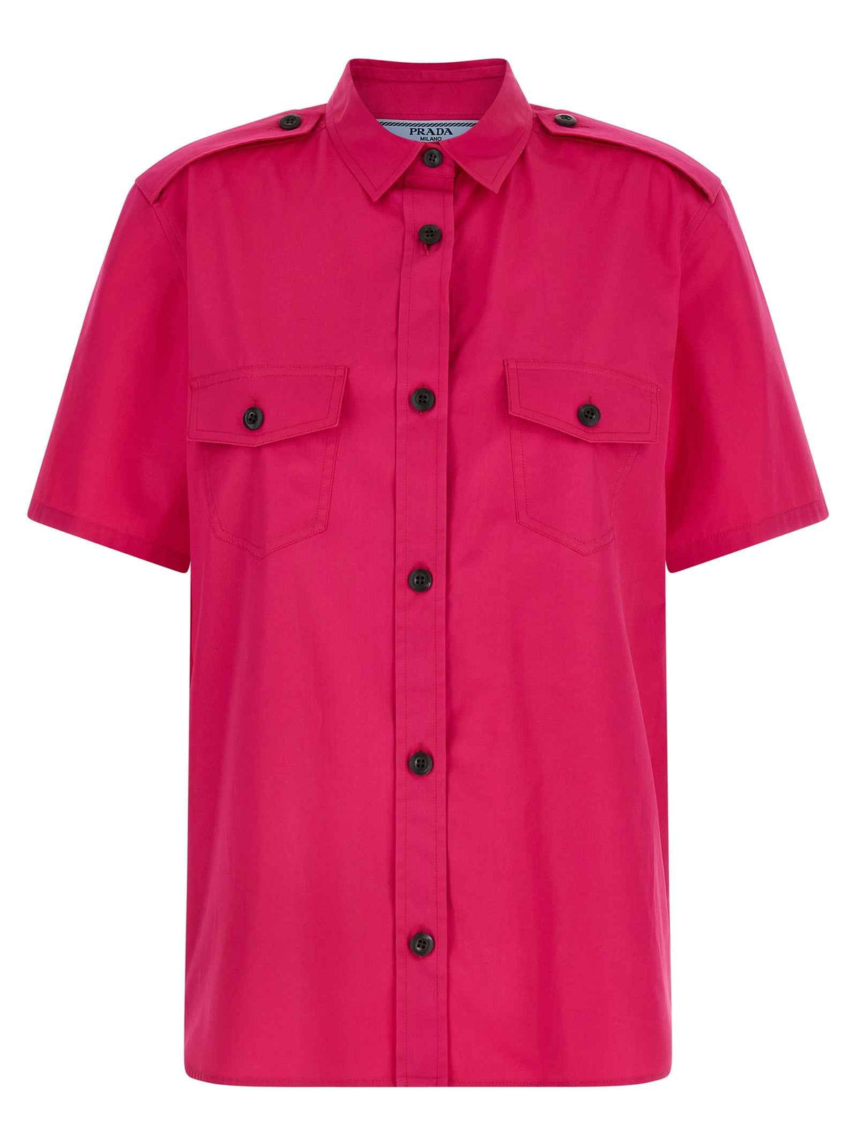 Prada Fuchsia Cotton Blouse