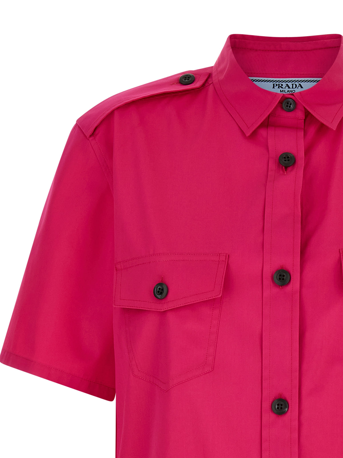 Prada Fuchsia Cotton Blouse