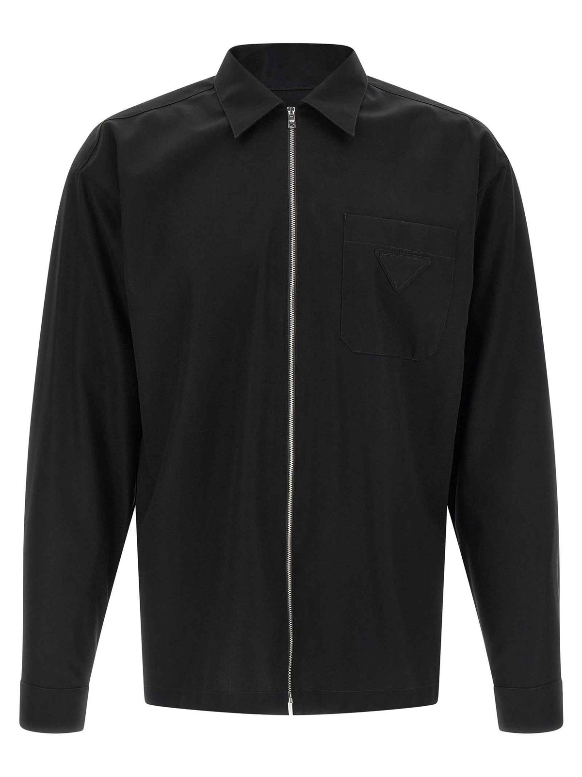 Prada Black Cotton Blouse