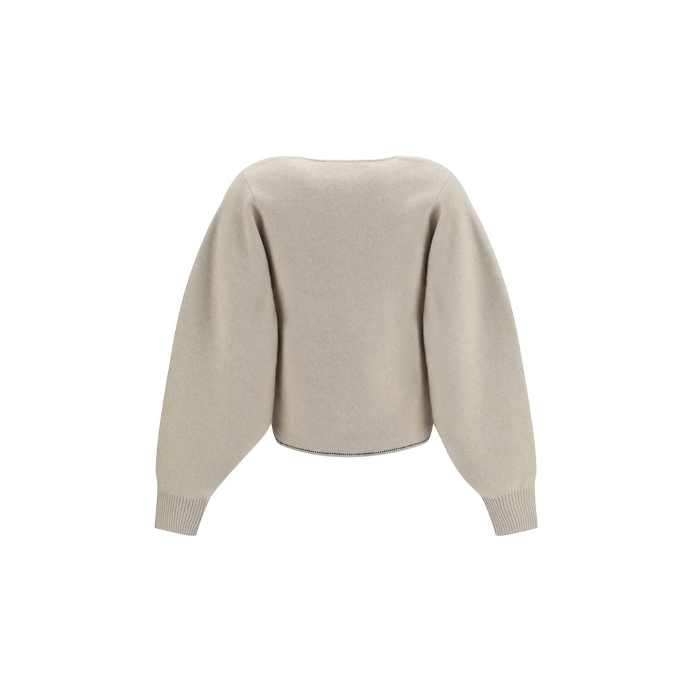 Jacquemus Beige Wool Oves Aries Cardigan