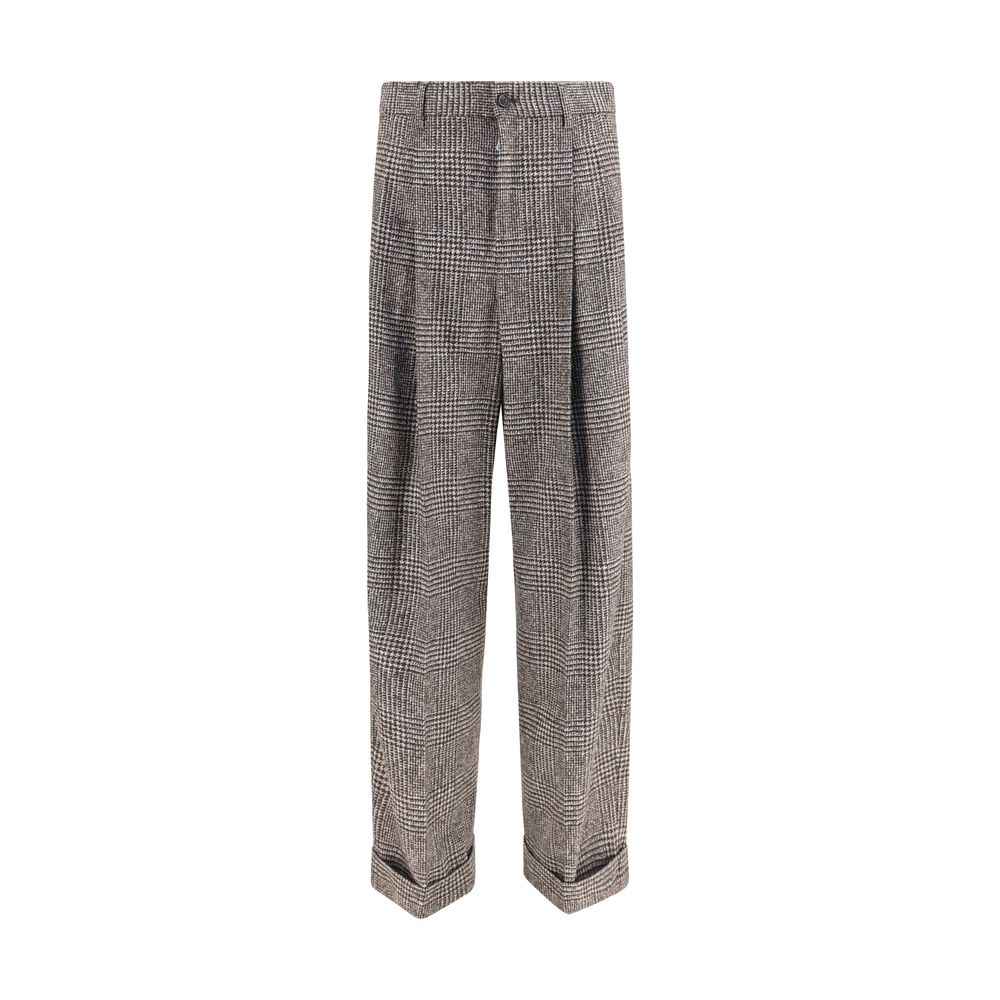 Dolce & Gabbana Brown Alpaca Vicugna Pacos Pants