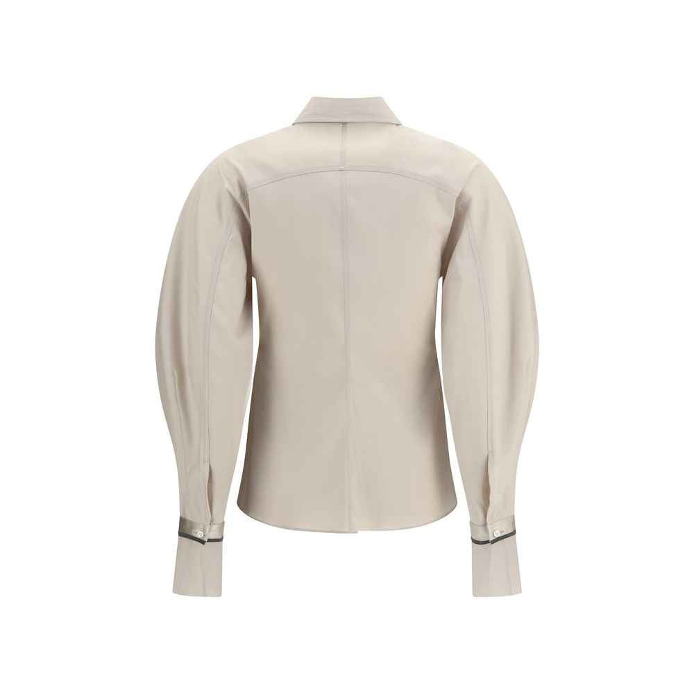 Brunello Cucinelli Beige Cotton Shirt