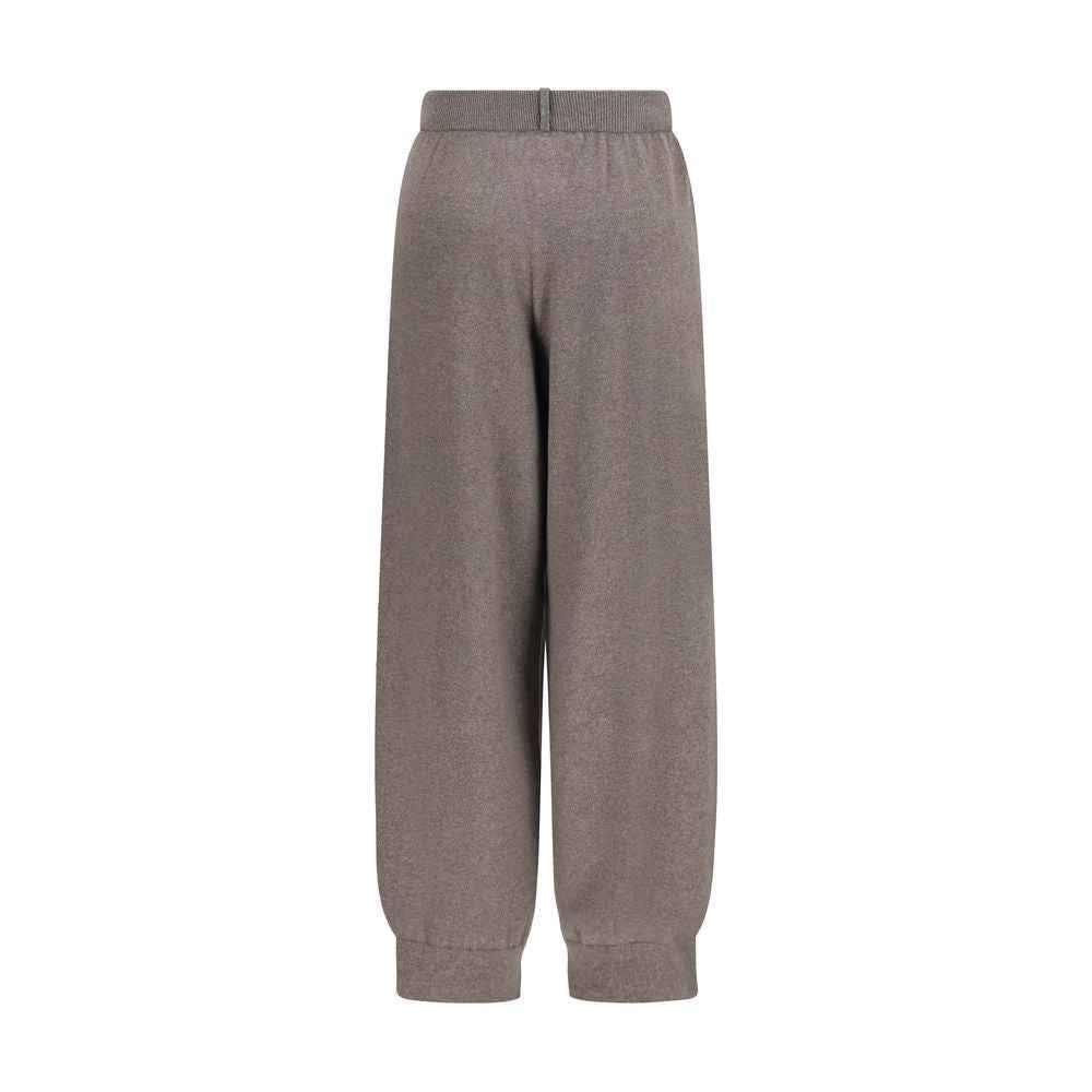 Fabiana Filippi Gray Wool Oves Aries Casual Pants