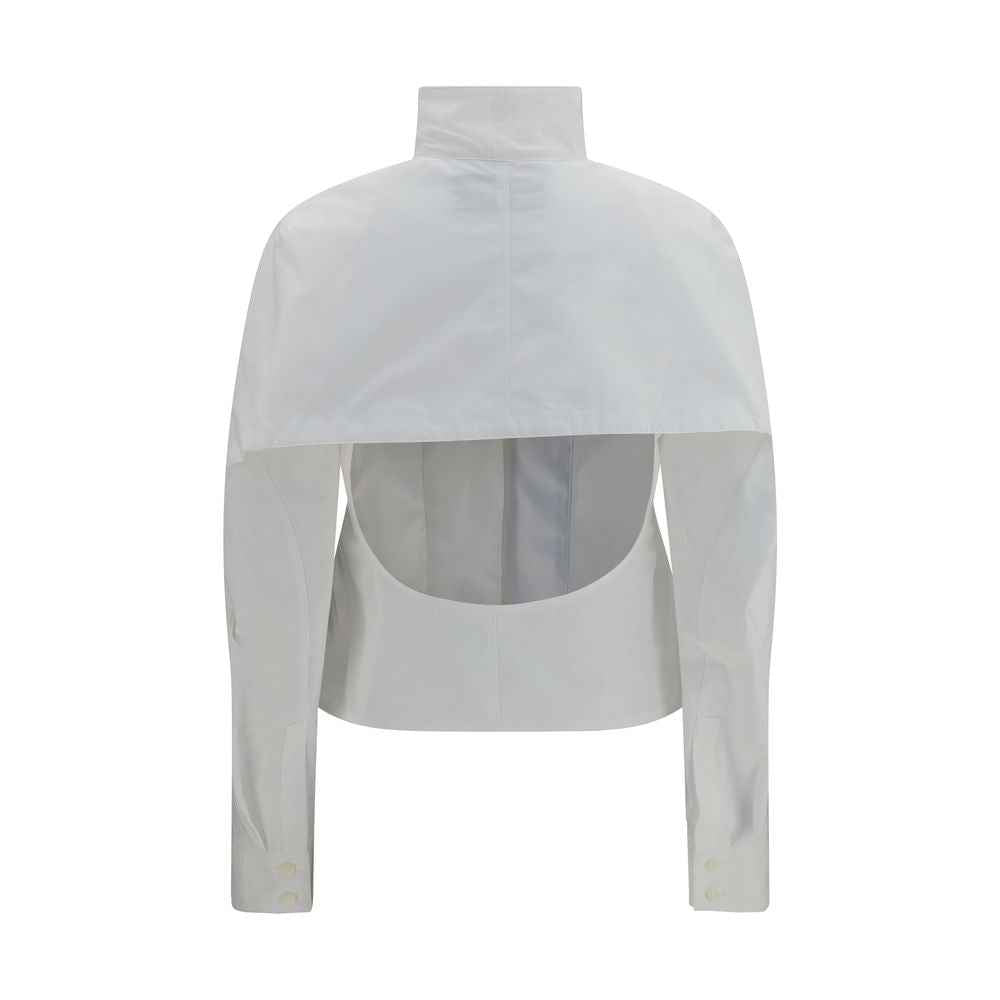 Jacquemus White Cotton Dress Shirt